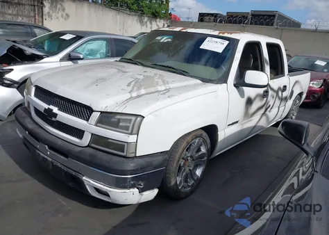 2005 Chevrolet Silverado 1500 Ls из США, поврежденный, VIN 2GCEC13T951159829